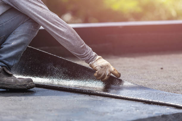 Professional Basement Waterproofing technician working in Auburndale, WI